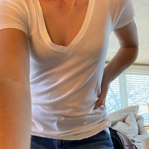 We The Free white v-neck